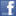 Facebook logo 16 x 16 px
