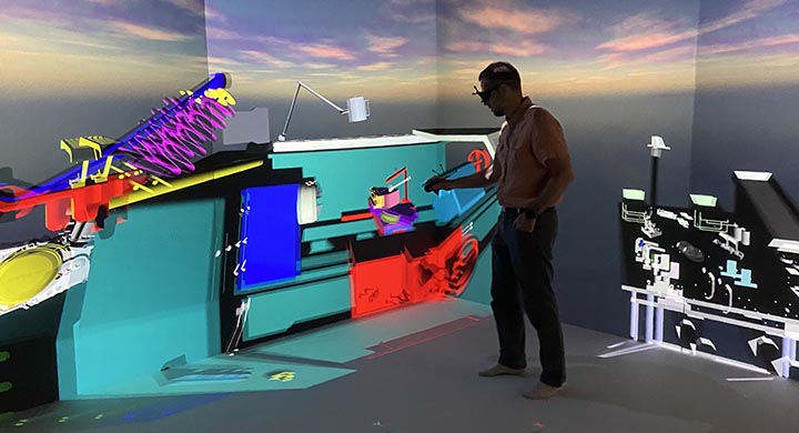 Nouveau Cave Angul-R sur la plateforme de réalité virtuelle et augmentée Vision-R